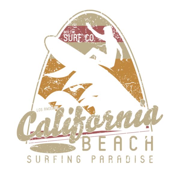California Beach Surfing Paradise Thumbnail